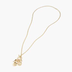 NWT J.Crew Factory Lock and key charm necklace